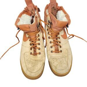 Nike Air SF AF1 Air Force 1 MID PRM Style AA1129-200 Men’s Size 9.5 Sherpa Lined